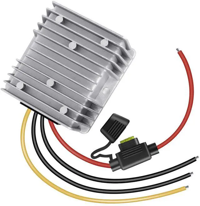 Alt view image 6 of 10 - 20A 240W 12v Golf Cart 48V 36V to 12V Converter Voltage Regulator Reducer Transformer with Fuse
