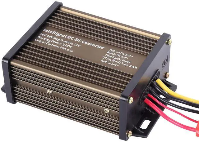 Alt view image 5 of 8 - DC-DC Golf Carts RVs 48V 36V Volt Voltage to 12V Step Down Voltage Reducer Regulator for Headlights Taillights Solar Panels Radios (20A 240W)