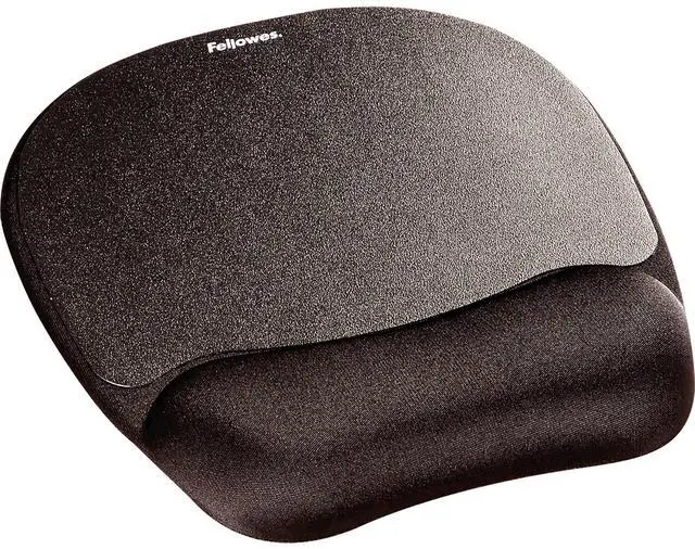 Alt view image 8 of 14 - Memory Foam Mouse Pad/Wrist Rest- Black (9176501)