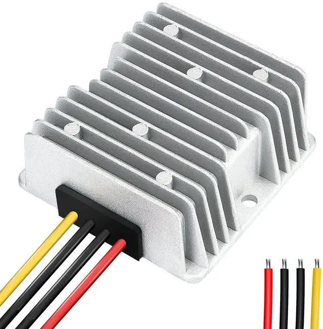 Alt view image 8 of 14 - 48V Step Down to 12V 10A 120W DC/DC Converter Regulator Low Voltage Reducer Waterproo Transformer for Cart Scooters, LED Strip Light,Car Truck