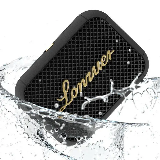 Alt view image 8 of 14 - IPX7 Waterproof Shower Bluetooth Speaker, Portable Small Speaker, Speakers Bluetooth Wireless Loud Clear Sound Support Handle for Kayak Canoe Mountain Bike Beach Gift (Black)