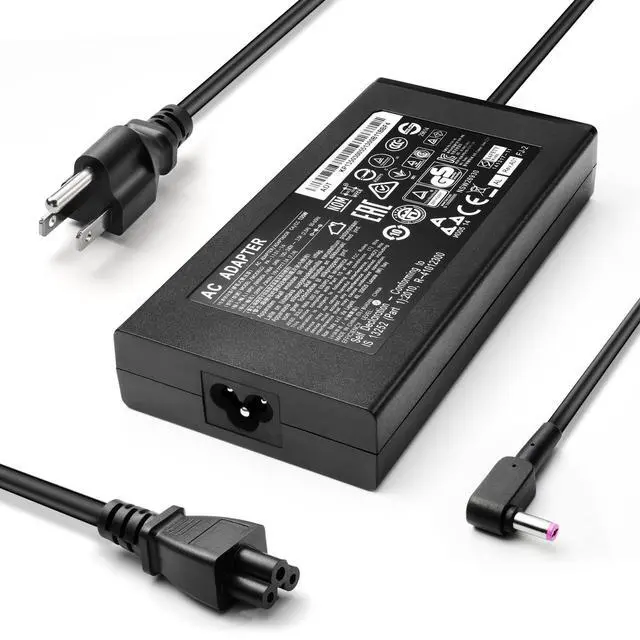 Alt view image 7 of 12 - 135W Laptop Charger for Acer Nitro 5 135W 19V 7.1A Charger 5.5 mm x 1.7mm,for Acer Nitro V15 V14 V16 ANV15 ANV14 ANV16 Gaming Laptop ADP-135NB B ADP-135K PA-1131-16 Laptop Power Supply Cord