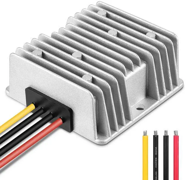 Alt view image 8 of 14 - DC 36V/48V Step Down to 12V 20A 240W Converter Regulator Reducer Voltage Regulator Reducer for Golf Cart Waterproof Power Supply Transformer Volt Module