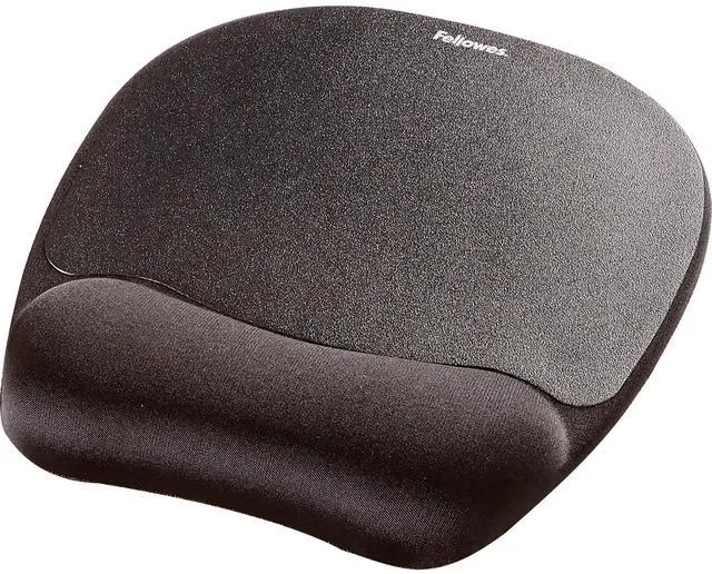 Alt view image 9 of 14 - Memory Foam Mouse Pad/Wrist Rest- Black (9176501)