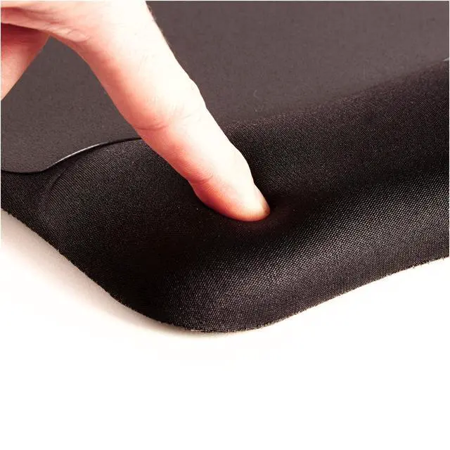 Alt view image 13 of 14 - Memory Foam Mouse Pad/Wrist Rest- Black (9176501)