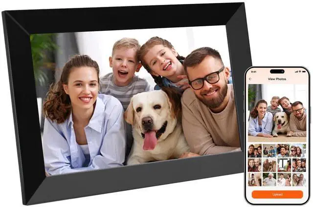 Alt view image 8 of 14 - 10.1" Digital Frames for Photos, 1280 * 800 HD IPS WiFi Picture Frame Digital, AI-Generated Images,16GB, Auto-Rotate, Share Photos/Videos via APP,Send Wishes,Picture Gifts for Valentine's Day