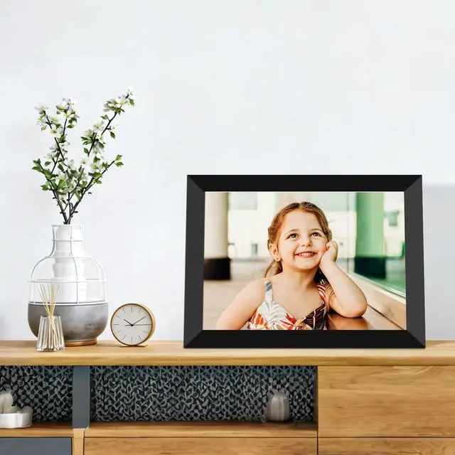 Alt view image 10 of 14 - 10.1" Digital Frames for Photos, 1280 * 800 HD IPS WiFi Picture Frame Digital, AI-Generated Images,16GB, Auto-Rotate, Share Photos/Videos via APP,Send Wishes,Picture Gifts for Valentine's Day