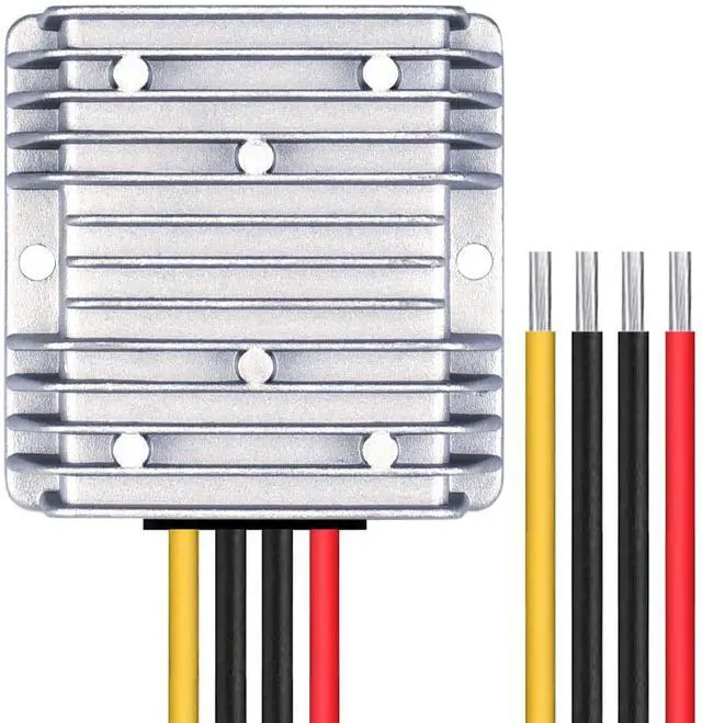 Alt view image 8 of 14 - DC/DC 24V Step Down to 12V Converter Regulator Reducer 20A 240W Automatic Reducer Transformer for Golf Cart Club Car Truck Vehicle Boat Solar System
