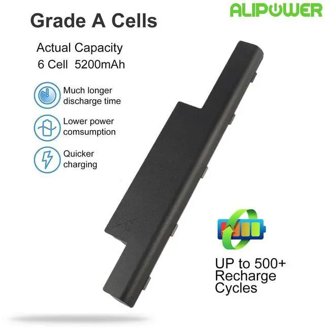 Alt view image 10 of 14 - Laptop Battery Replacement for Compatible AS10D31 AS10D41 AS10D51 AS10D61 AS10D71 AS10D73 AS10D75 AS10D81 5250 5336 5551 5552 5560 5733Z AS5741 7251 7551 7741 7750 Gateway NV55C NV50A NV53A NV59C