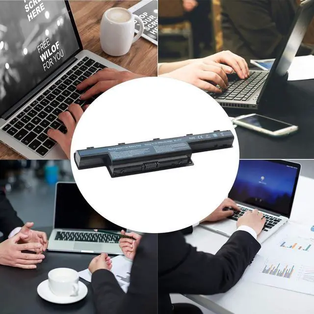 Alt view image 14 of 14 - Laptop Battery Replacement for Compatible AS10D31 AS10D41 AS10D51 AS10D61 AS10D71 AS10D73 AS10D75 AS10D81 5250 5336 5551 5552 5560 5733Z AS5741 7251 7551 7741 7750 Gateway NV55C NV50A NV53A NV59C