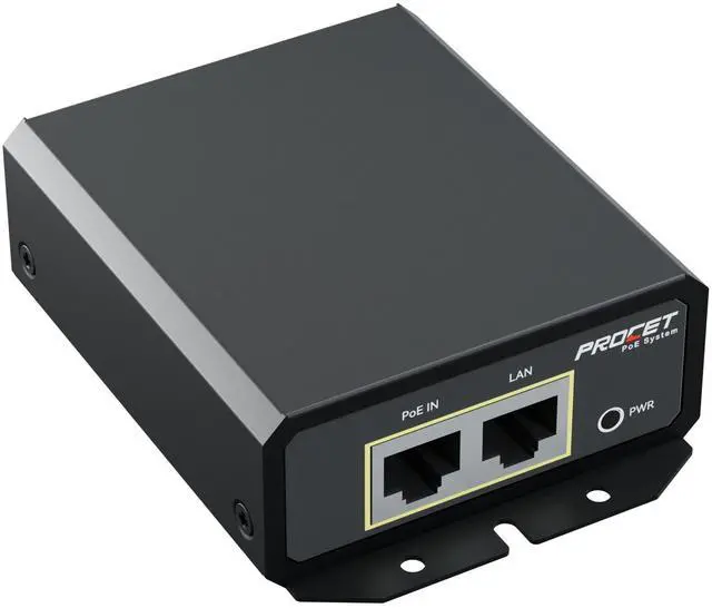 Alt view image 14 of 14 - Gigabit PoE Splitter 12V/24V DC 25W, IEEE802.3af/at Compliant Power Adapter, IP40, Work Temp -40F to 149F, 6KV Surge Protection, for Non-PoE Terminals, PT-PD208GT