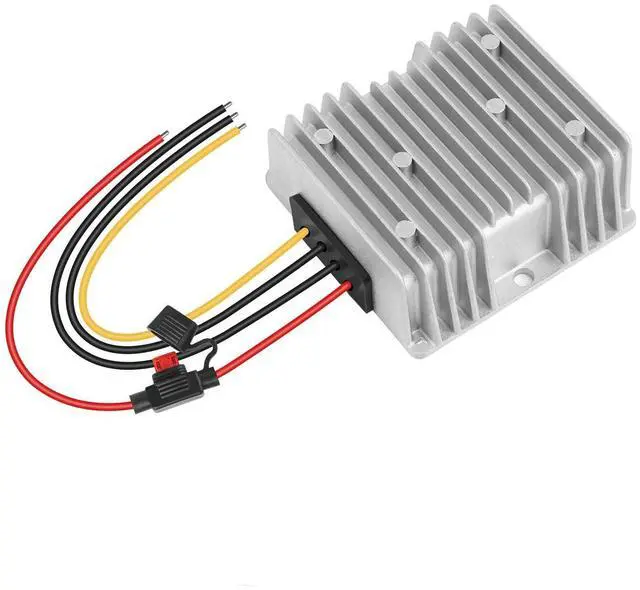 Alt view image 7 of 12 - DC-DC 36V 48V to 12V 20A 240W Step Down Converter Golf Cart Voltage Regulator Reducer Transformer with Fuse Waterproof