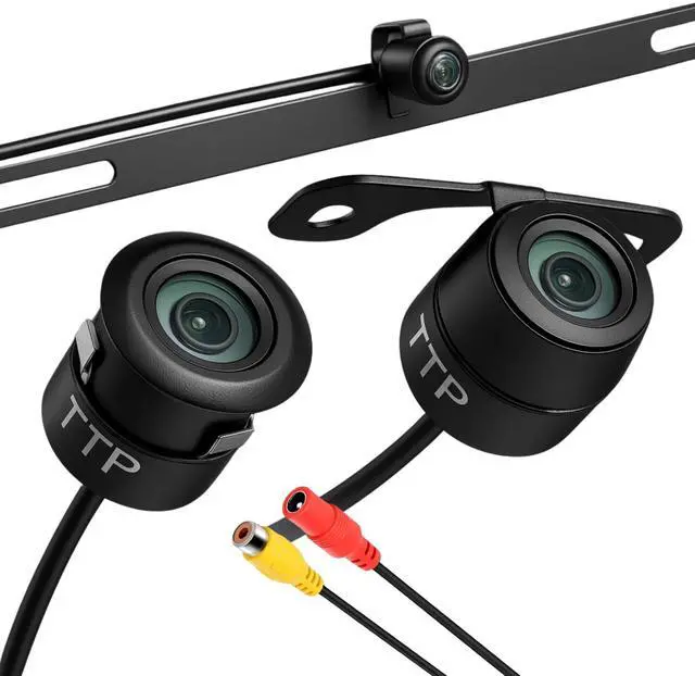 Alt view image 8 of 14 - Backup Camera for Car AHD 3-in-1 Night Vision Reverse Camera for Cars & Trucks, Waterproof Front View/Rear View Camera, Universal Back up Camera for RV, SUV, Pickup