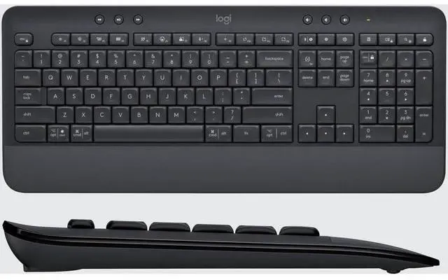 Alt view image 11 of 14 - Signature MK650 Combo for Business, Wireless Mouse and Keyboard, Logi Bolt, Bluetooth, SmartWheel, Globally Certified, Windows/Mac/Chrome/Linux - Graphite