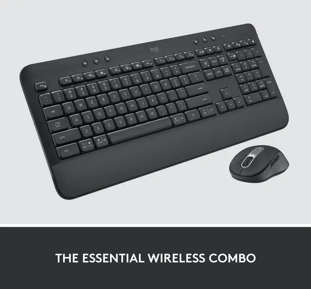 Alt view image 14 of 14 - Signature MK650 Combo for Business, Wireless Mouse and Keyboard, Logi Bolt, Bluetooth, SmartWheel, Globally Certified, Windows/Mac/Chrome/Linux - Graphite