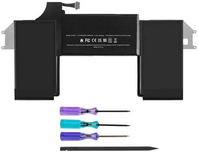 Alt view image 8 of 14 - A1965 Laptop Battery Replacement for MacBook Air 13 inch Retina A1932(Late 2018 2019) A2179 (Early 2020) EMC 3184 3302 MacBookAir8,1 8,2 9,1 MRE82LL/A MRE92LL/A MVFH2LL/A MVFM2LL/A MRE82B/A