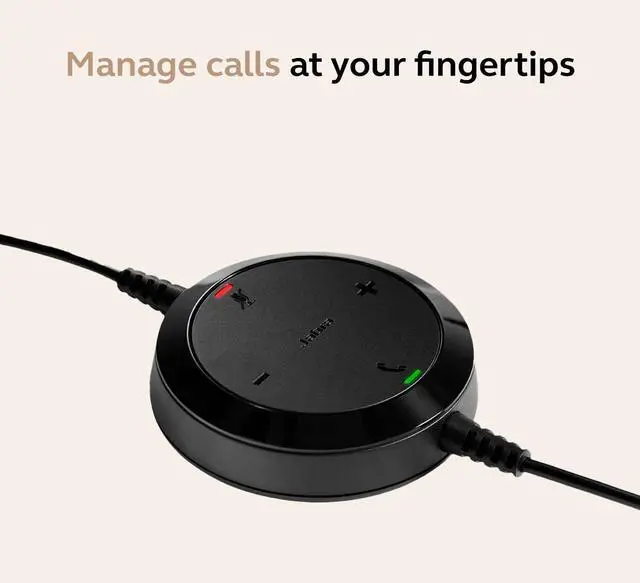Alt view image 11 of 14 - Evolve 30 II Wired Dual-Ear Headset with Mic for Work - 3.5mm Jack or USB-A/USB-C Connectivity, Computer Headset with Noise-Cancelling Microphone, Microsoft Teams Certified, Call Control Black