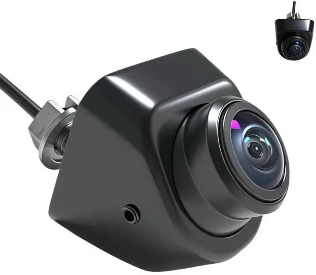 Alt view image 8 of 14 - 1080P AHD Backup Camera for Cars 3 DIY Switchesw 360°+45° Rotatable 170° Wide Angle Rear Camera Clear Night Vision Front/Side/Rear View Camera IP68K Waterproof Reverse Camera Fisheye Lens (6m cable)
