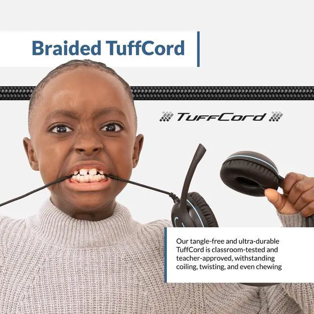 Alt view image 13 of 14 - 3.5mm Stereo Headset (AC-5002) Durable, Crisp, and Clear Communication in Classrooms and at Home