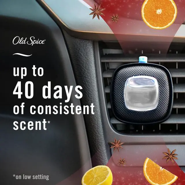Alt view image 12 of 14 - AUTO Air Freshener, Odor-Fighting Automotive Vent Clip, Old Spice Swagger Scent, 8 Count