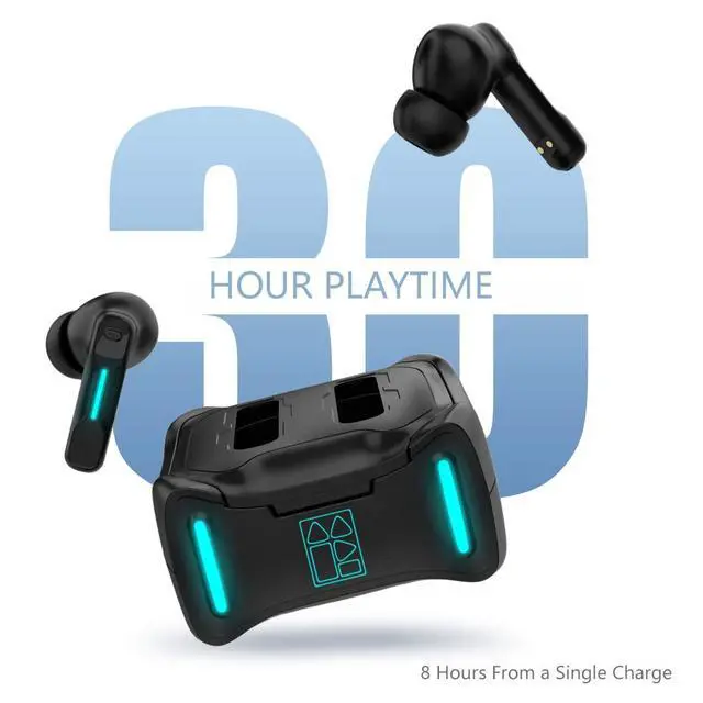 Alt view image 12 of 14 - SW4 Pro Wireless Earbuds for PC/Computer/Laptop/Mobile - Dongle & Bluetooth - 20ms Low Latency - 4 Mics Gaming - Work Headset/Headphones for Office