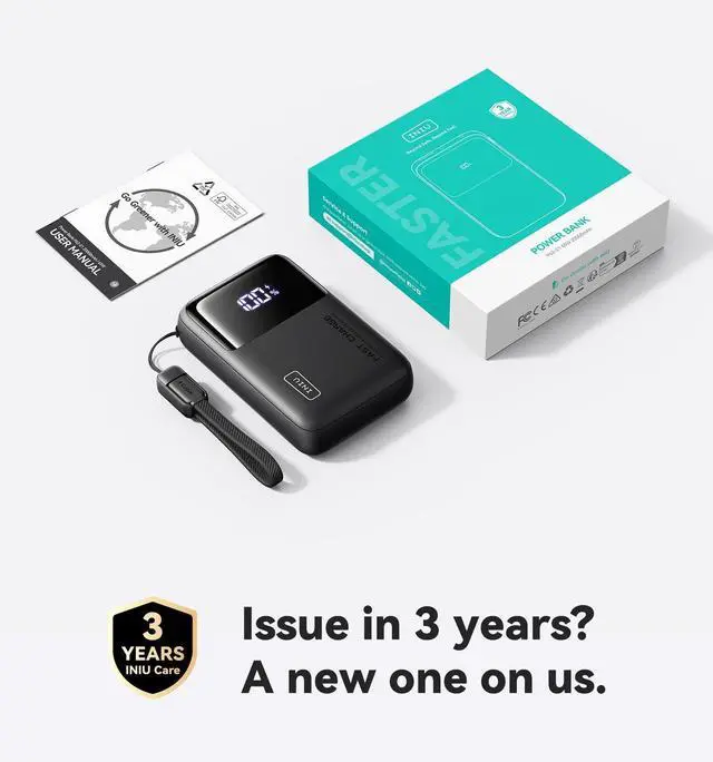 Alt view image 14 of 14 - Power Bank, 20000mAh 65W Ultra Compact USB C Laptop Portable Charger, PD QC Fast Charging 3-Output External Battery Pack for Laptop MacBook iPad Tablet Steam Deck iPhone 17 16 15 Pro Samsung S24