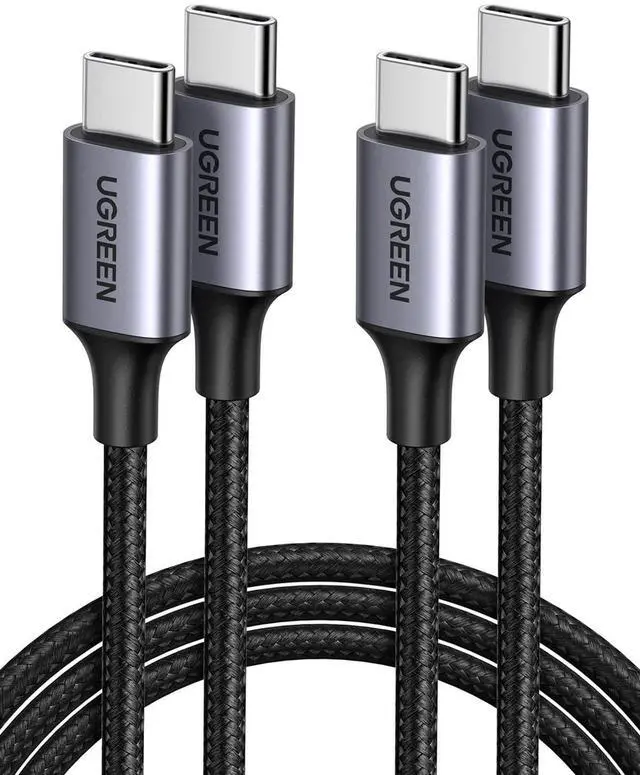 Alt view image 8 of 14 - USB C to USB C Cable 6FT, 60W 2-Pack USB C Cable Nylon Braided Type C Cord for iPhone 17/16, Galaxy S25/S24/S23, Pixel 10/9, MacBook Air/Pro, Dell XPS, iPad Pro/Mini/Air, Switch, Steam Deck