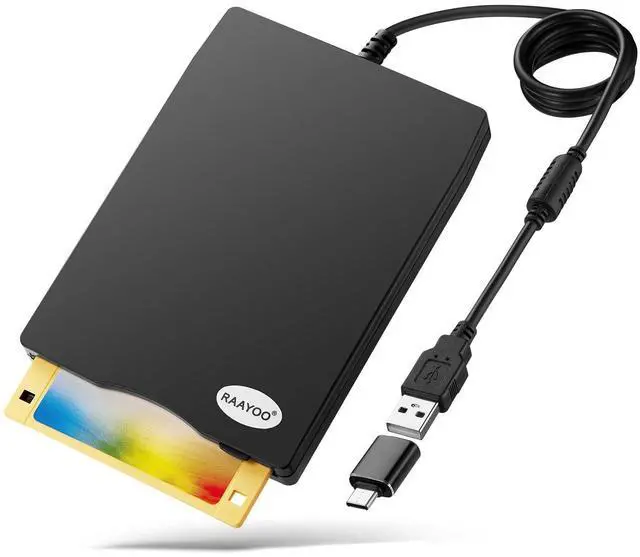 Alt view image 8 of 14 - USB Floppy Disk Reader, 3.5 inch External Portable 1.44 MB FDD Floppy Disk Drive for Windows 11/10/8/7/2000/XP PC Laptop Desktop Notebook Computer