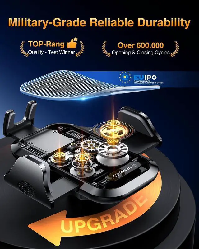 Alt view image 11 of 14 - 2026 Phone Holders for Your Car Ultimate Military-Grade Car Phone Holder MountPatent & Safety CertsUpgraded Shockproof Truck Air Vent Phone Mount for iPhone 17 Pro Max 16 15 Samsung Android