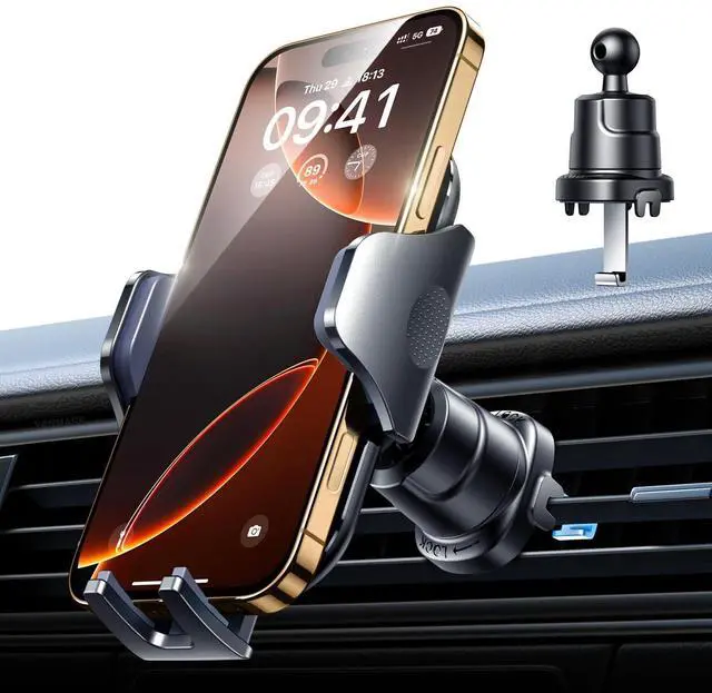 Alt view image 8 of 14 - 2026 Phone Holders for Your Car Ultimate Military-Grade Car Phone Holder MountPatent & Safety CertsUpgraded Shockproof Truck Air Vent Phone Mount for iPhone 17 Pro Max 16 15 Samsung Android