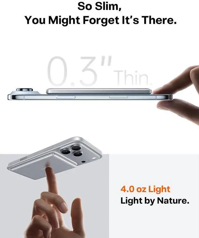 Alt view image 9 of 14 - Power Bank, Ultra Slim 5,000mAh Wireless Portable Charger with USB-C Cable, Fast Charging iPhone Air MagSafe Battery Compatible for iPhone 17 Pro Max/17 Pro/Air/17/16/15/14/13/12,White