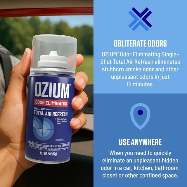 Alt view image 10 of 14 - Air Freshener Odor Eliminator, 2oz Single Shot Total Air Refresh & Car Air Freshener Original 4 Pack