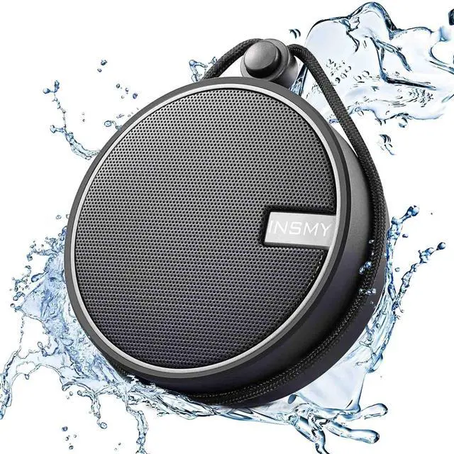 Alt view image 8 of 14 - C12 IPX7 Waterproof Shower Bluetooth Speaker, Portable Small Speaker, Speakers Bluetooth Wireless Loud Clear Sound Support TF Card Suction Cup for Kayak Canoe Beach Gift (Black)