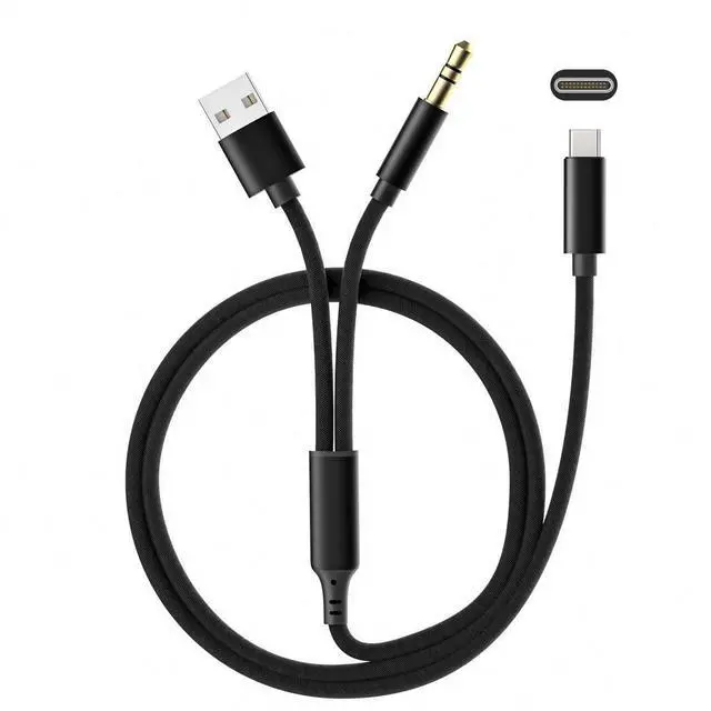 Alt view image 12 of 12 - USB C to Aux Cord, USB C to 3.5mm Audio Aux Jack and USB Charging Cable, Headphone Stereo Cord, Compatible with iPhone 15 16 Pro Max Plus, iPad Pro, Galaxy S23 S22 S21 S20 Ultra, Pixel, 4Ft