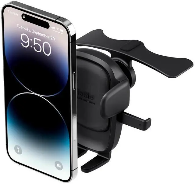 Alt view image 7 of 12 - Easy One Touch Advanced CD Slot Car Phone Mount - Universal Cell Phone Holder for iPhone, Google, Samsung, LG, Moto and All Other Smartphones