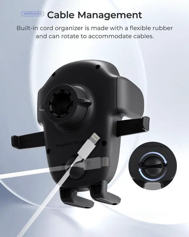 Alt view image 12 of 12 - Easy One Touch Advanced CD Slot Car Phone Mount - Universal Cell Phone Holder for iPhone, Google, Samsung, LG, Moto and All Other Smartphones