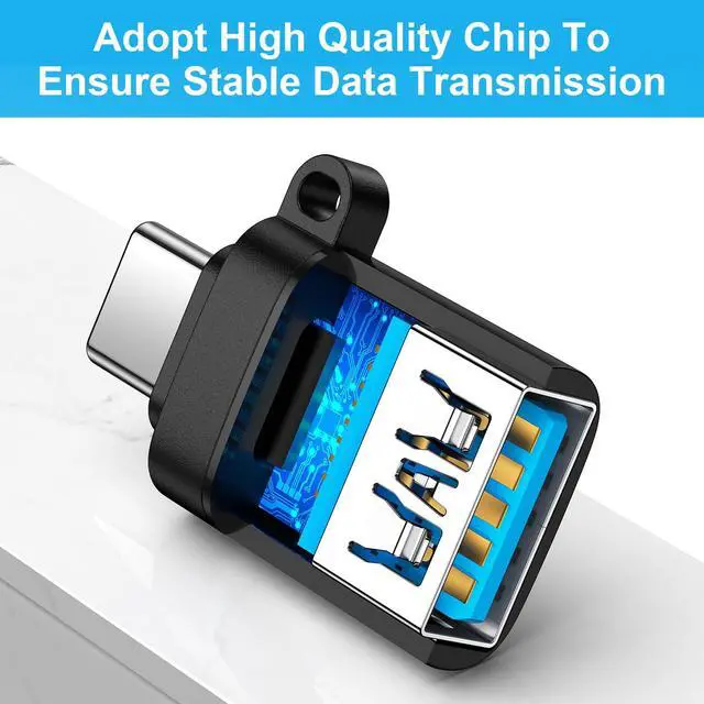 Alt view image 7 of 7 - USB C to USB Adapter 4Pack, USBC Male to A Female 3.0 OTG Adapter for Samsung Galaxy A36 A26 A56 S26 S25 S24 S23 S22, MacBook Pro/Air, Type C Thunderbolt 4 3 Converter for iPhone 17 17e 16, Mac, iPad