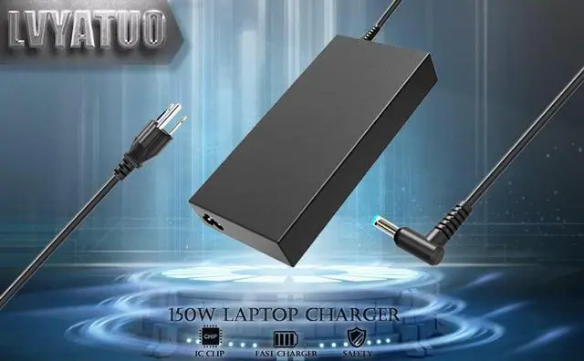 Alt view image 5 of 6 - 150W Laptop Charger Fit for HP Victus Charger 150W HP ZBook 15 Studio G3 G4 G5 G6 G7 G8, Fury 15 17 G7 G8, 15U G3, 15V G5, HP OMEN/Pavilion Gaming 15 17
