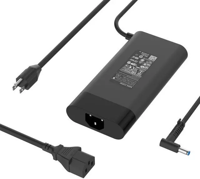 Main image of New 230W 4.5mm Blue Tip Charger Compatible with HP Omen 15 16 17 Gaming Laptop Victus 16 HP ZBook Fury 16 G8 G9 G10 M41303-001 TPN-LA10 M35733-001 Power Supply Adapter Cord