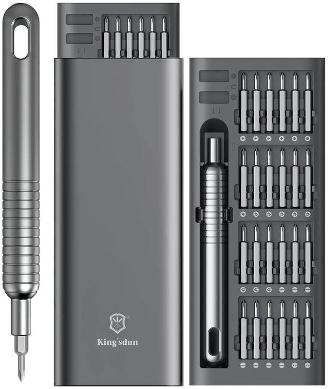 Main image of 51 in 1 Precision Screwdriver Set, Portable Screwdriver Set with 48 Magnetic Bits Torx Hex Screwdriver for iPhone, Laptop, PC, Watch, Glasses