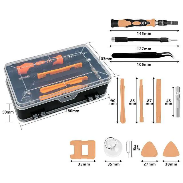 Alt view image 4 of 7 - Mini Screwdriver Set, Tool Gifts for Men,Professional 115 in 1 Magnetic Repair Tool Kit, Repair for RC,PS5,Computer,Macbook,Laptop,PC,Glasses