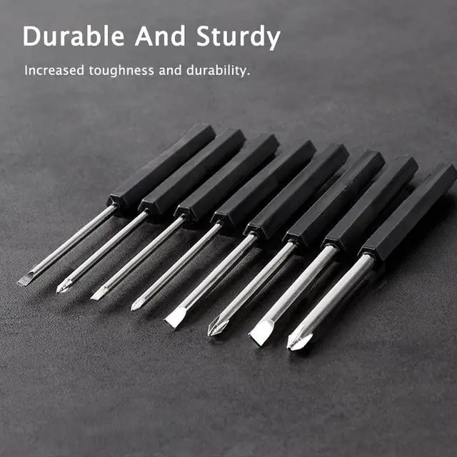 Alt view image 5 of 7 - 8 in 1 Screwdriver Set, Electrician Multifunctional Interchangeable Screwdrivers, Portable High-Strength Bits, Suitable for Outdoor and Daily Repair Tools