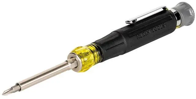 Main image of 32600P Mini Precision Screwdriver with Pocket Clip, 13-in-1 Magnetic All-Purpose Driver with Nut Drivers, Phillips, Slotted, and TORX Tips