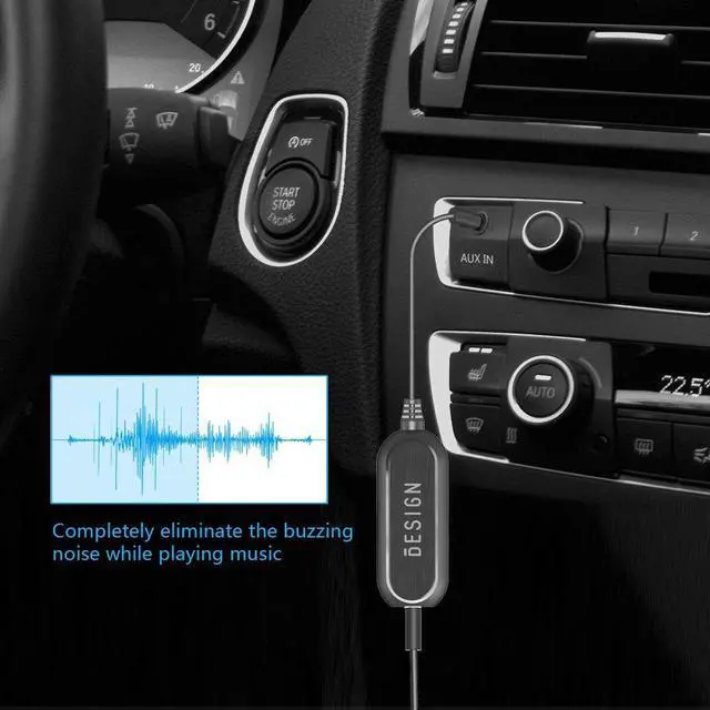 Alt view image 5 of 7 - Ground Loop Noise Isolator (for car audio/home stereo systems; includes 3.5mm audio cable)
