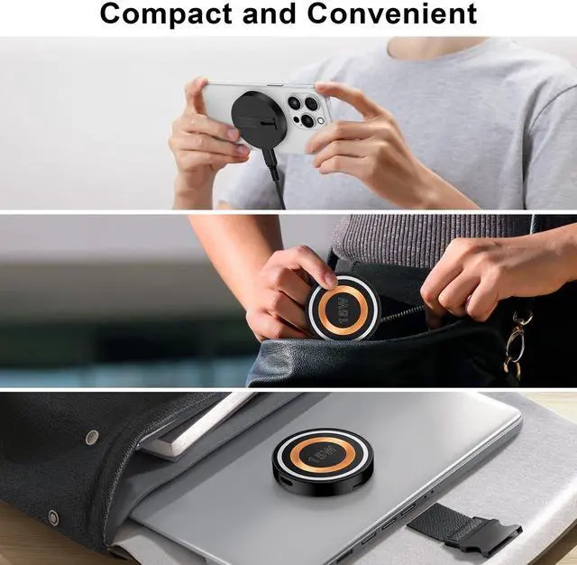 Alt view image 7 of 7 - Magsafe Charger Samsung Wireless Charger Fast Charging Pad Magnetic Charger for Android Samsung S25 Ultra S25 Plus S25 S24 S23 S22 S21 S20,Magnetic Charger Stand for iPhone 17 16 15 14 Pro Max Plus
