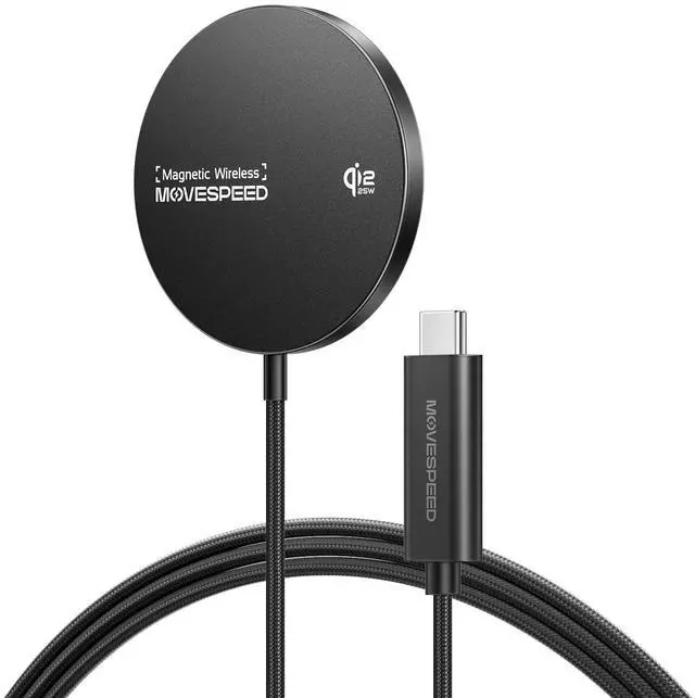Main image of for MagSafe Charger, Qi2.2 Certified 25W Magnetic Wireless Fast Charging Pad Compatible with iPhone 17/16/15/14/13/12 Series, AirPods Pro 4/3/2, Samsung Galaxy and More(Black)