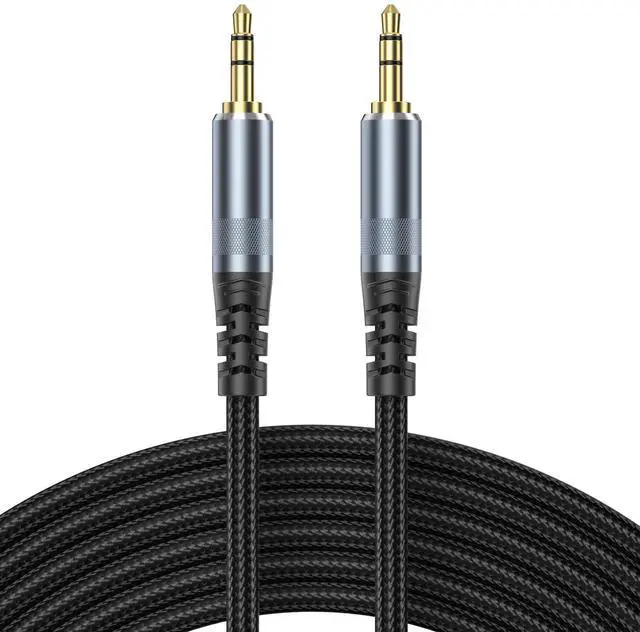 Main image of AUX Cable 10ft, 3.5mm Audio Cable Long Aux Cord Male to Male 10 Feet Auxiliary Headphone Stereo TRS 1/8 Jack Hi-Fi Sound Compatible with Car TV Laptop Smartphone Tablet