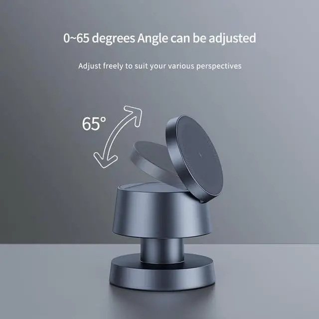 Alt view image 5 of 7 - 3 in 1 Wireless Charging Station for Apple, Magnetic Charger Stand 15W Fast Mag-Safe Charger Stand for iPhone 16 15 14 13 12 for Apple Watch Adjustable Angle with Night-Lamp