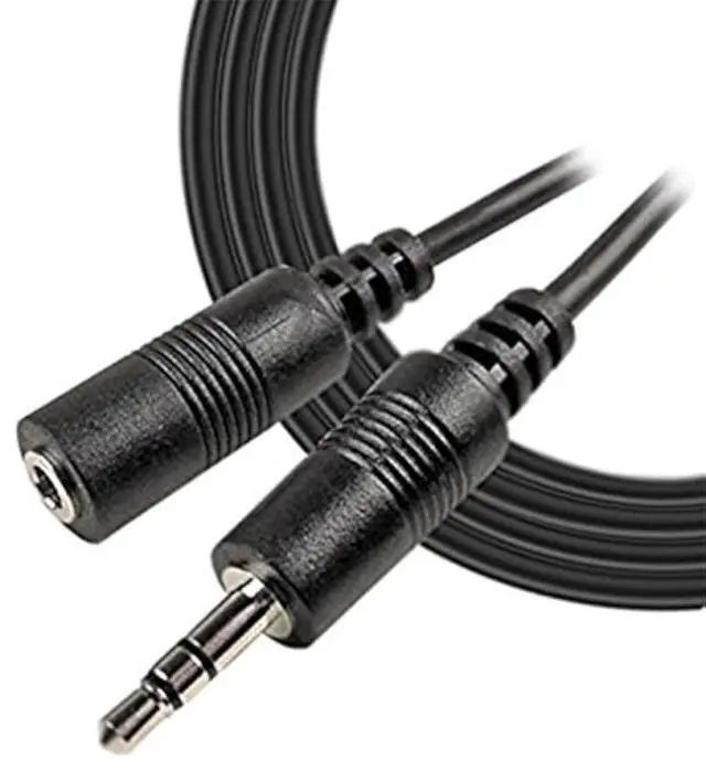 Main image of 25 Feet 3.5mm Male to Female Stereo Audio Cable for Phones, Headphones, Speakers, Tablets, PCs, MP3 Players and More