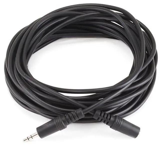 Alt view image 3 of 6 - 25 Feet 3.5mm Male to Female Stereo Audio Cable for Phones, Headphones, Speakers, Tablets, PCs, MP3 Players and More